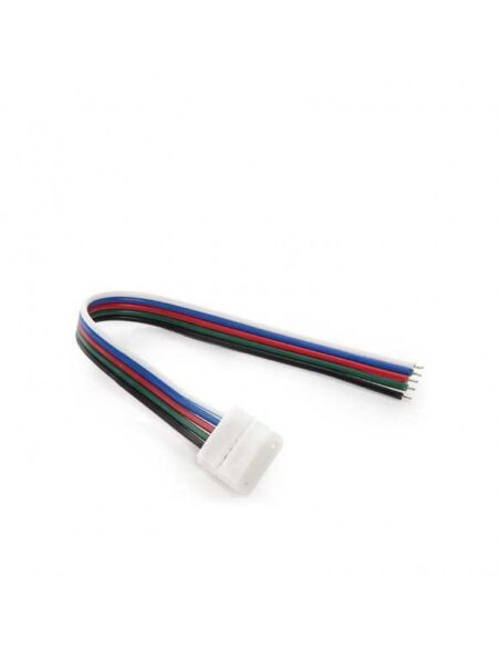 CONECTOR PARA TIRA DE LEDS RGB SMD 5050 DE 12MM