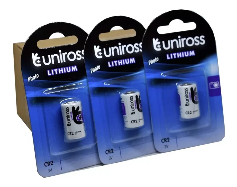 BATERIA CR2 3V UNIROSS U1CR2 PILA PARA SENSORES CONTROLES JUGUETES