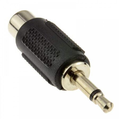 ADAPTADOR DE 1 JACK DE 3.5MM MONO A 1 PLUG DE RCA