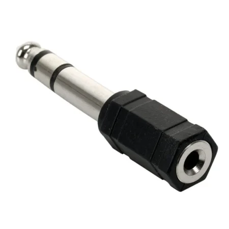 ADAPTADOR DE 1 JACK RCA A 1 PLUG DE 6.3MM MONO