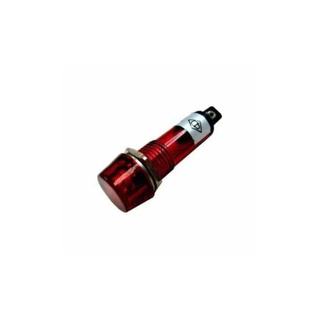 LAMPARA 12V CD CON LUZ NEON ROJO GRANDE