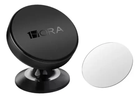 SOPORTE MAGNETICO PARA CELULAR NEGRO 1HORA PJ093