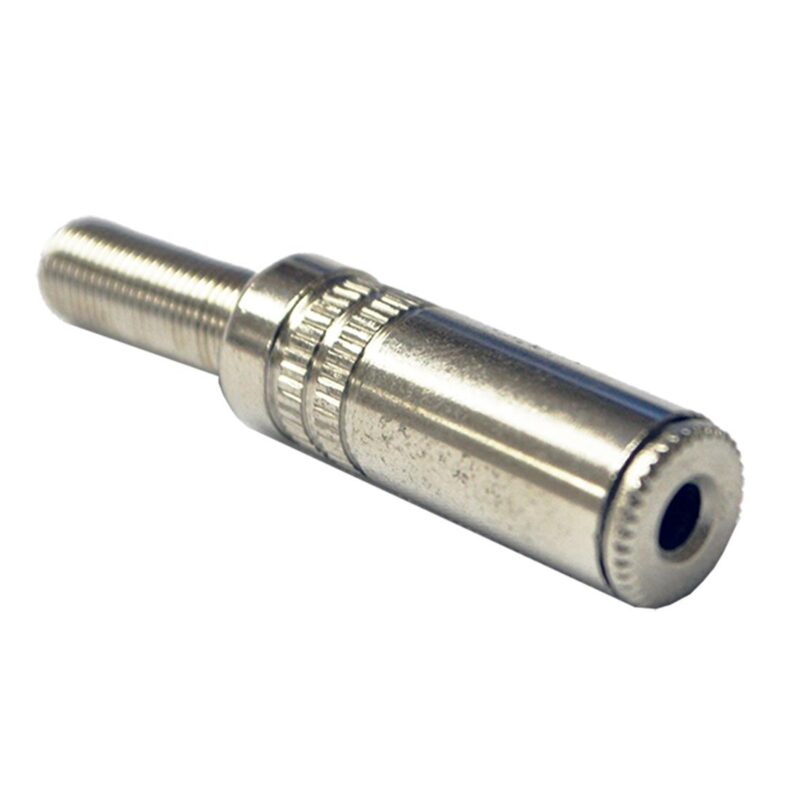 JACK DE 3.5 MM ESTEREO METALICO EXTENSION CON RESORTE