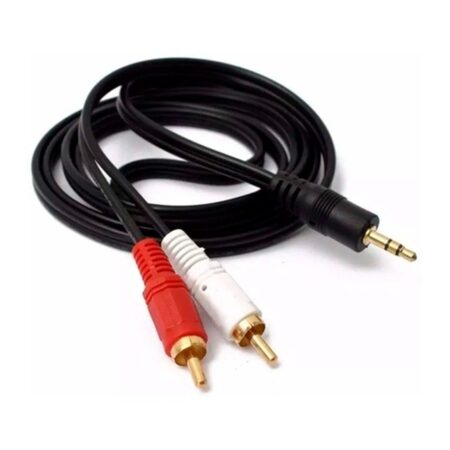 ADAPTADOR JACK 3.5MM A 2 PLUGS 3.5MM CABLE 70CM