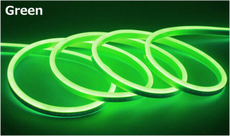 TIRA LED COLOR VERDE 3M FLEXIBLE LUZ NEON