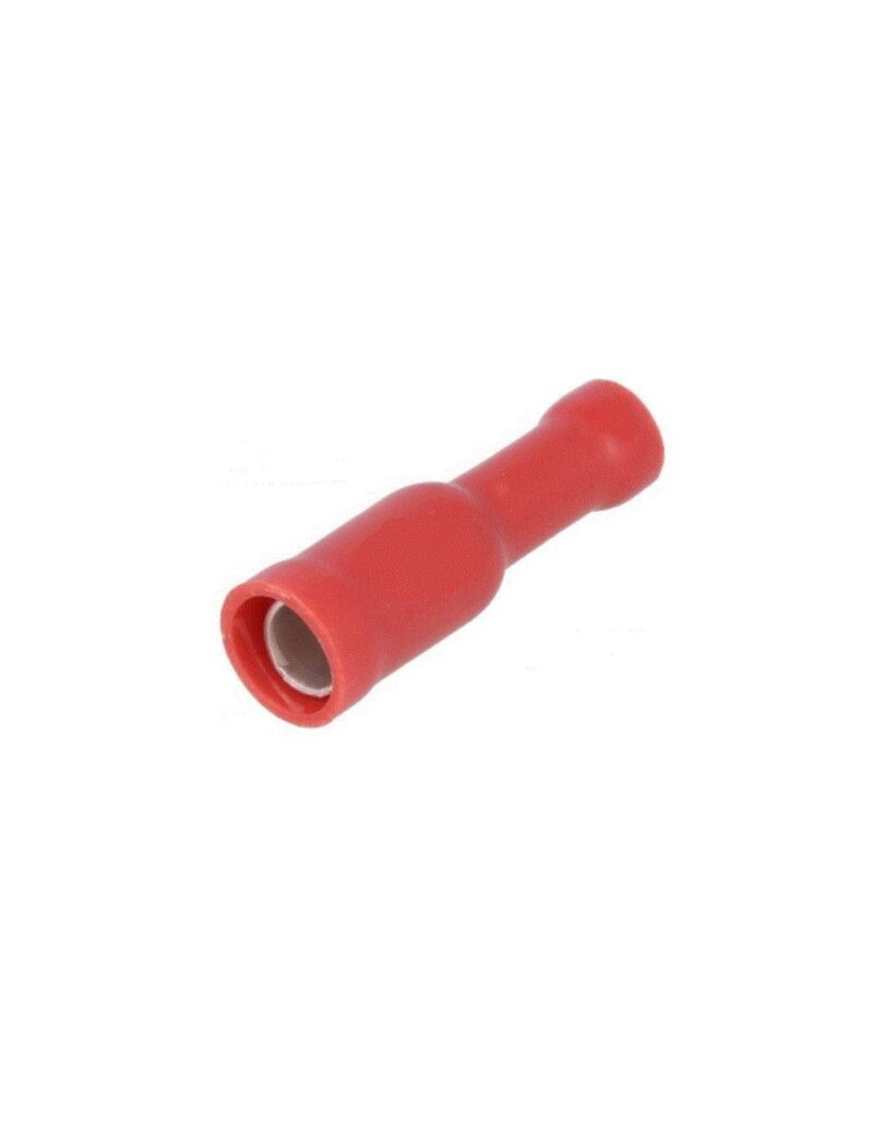 TERMINAL DE LATON HEMBRA CALIBRE 16-23 ROJO