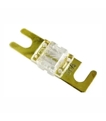 FUSIBLE MINI DORADO TRANSPARENTE 80 AMP