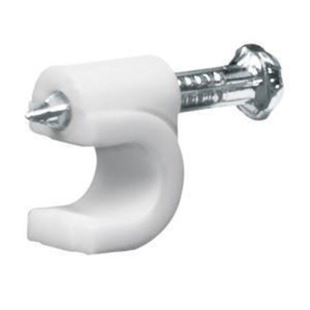 GRAPA CURVA 10MM BLANCA 20 PZ