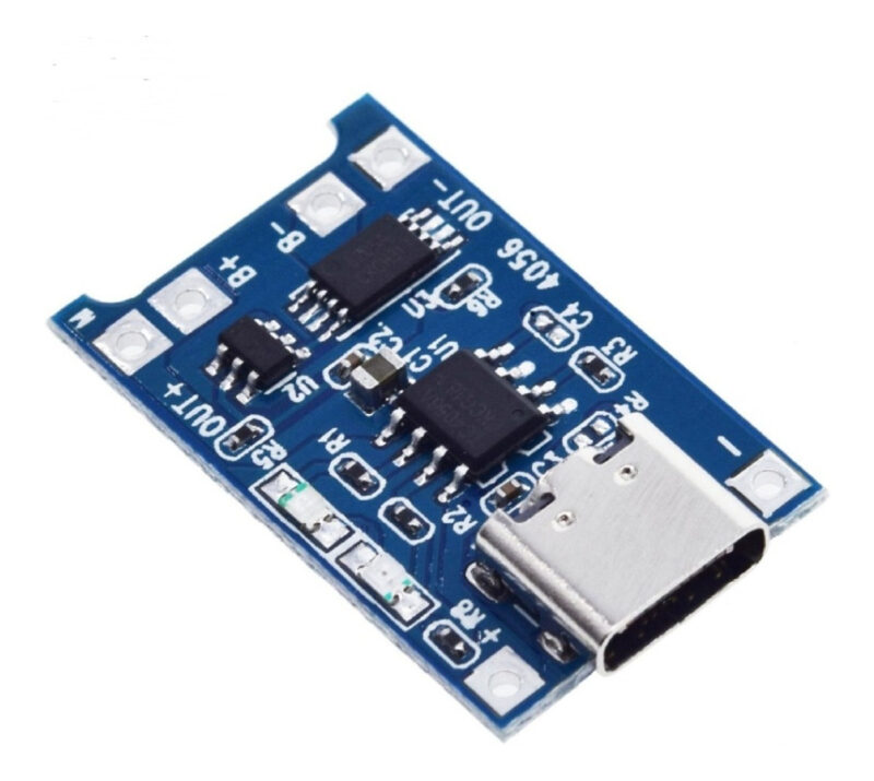 MODULO TIPO TP4056 MICRO USB CARGADOR DE BATERIAS DE LITIO CON PROTECCION POR SOBRECARGA