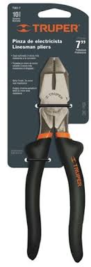 PINZA PROFESIONAL PARA ELECTRICISTA 7 , MANGO DE VINIL