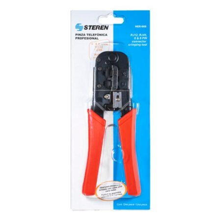PINZAS PROFESIONAL CON MATRACA RJ12 Y RJ45