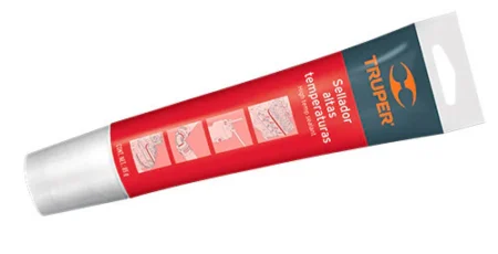 SELLADOR PARA ALTAS TEMPERATURAS, SILICON ROJO, 85 GR