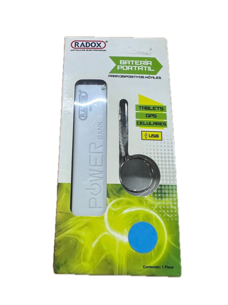 BATERIA PORTATIL PARA DISPOSITIVO MOVILES BLANCO