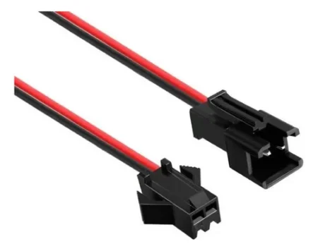 CONECTOR HEMBRA A MACHO TIPO PITCH 2 PINES CON CABLE