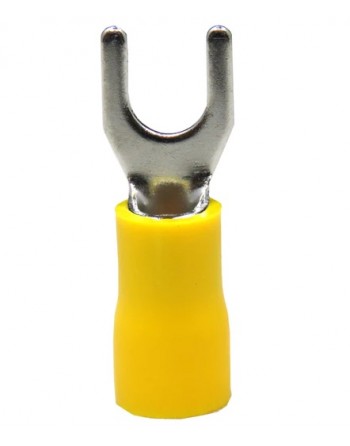TERMINAL TIPO U DE 1/2 CALIBRE 10-12 AMARILLO
